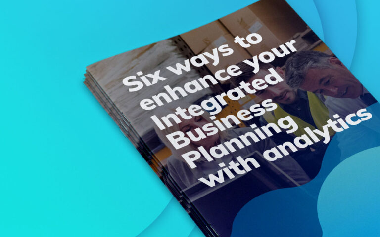 Document cover image for "Six ways to enhance your Integrated Business Planning with analytics"